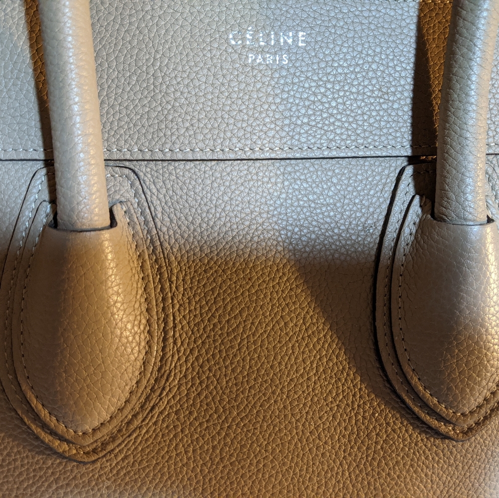 Celine Paris leather luggage purse